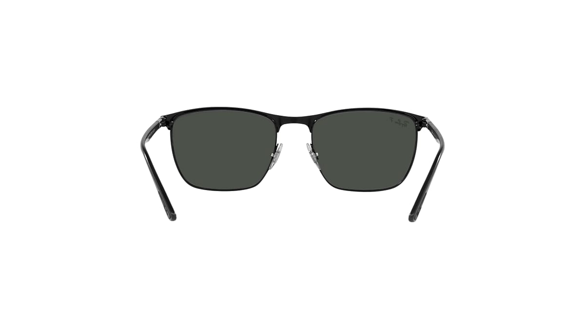Sunglasses RAY-BAN RB 3686 186/K8 57/19 Unisex Noir mat / Noir square  frames Full Frame Glasses Vintage 57mmx19mm 190$CA