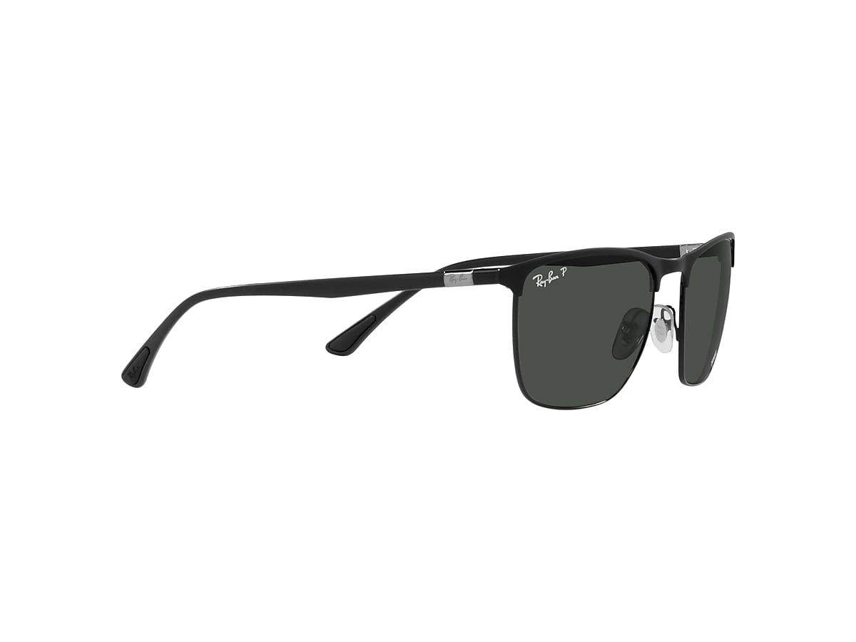 RB3686 CHROMANCE Sunglasses in Black and Grey - Ray-Ban