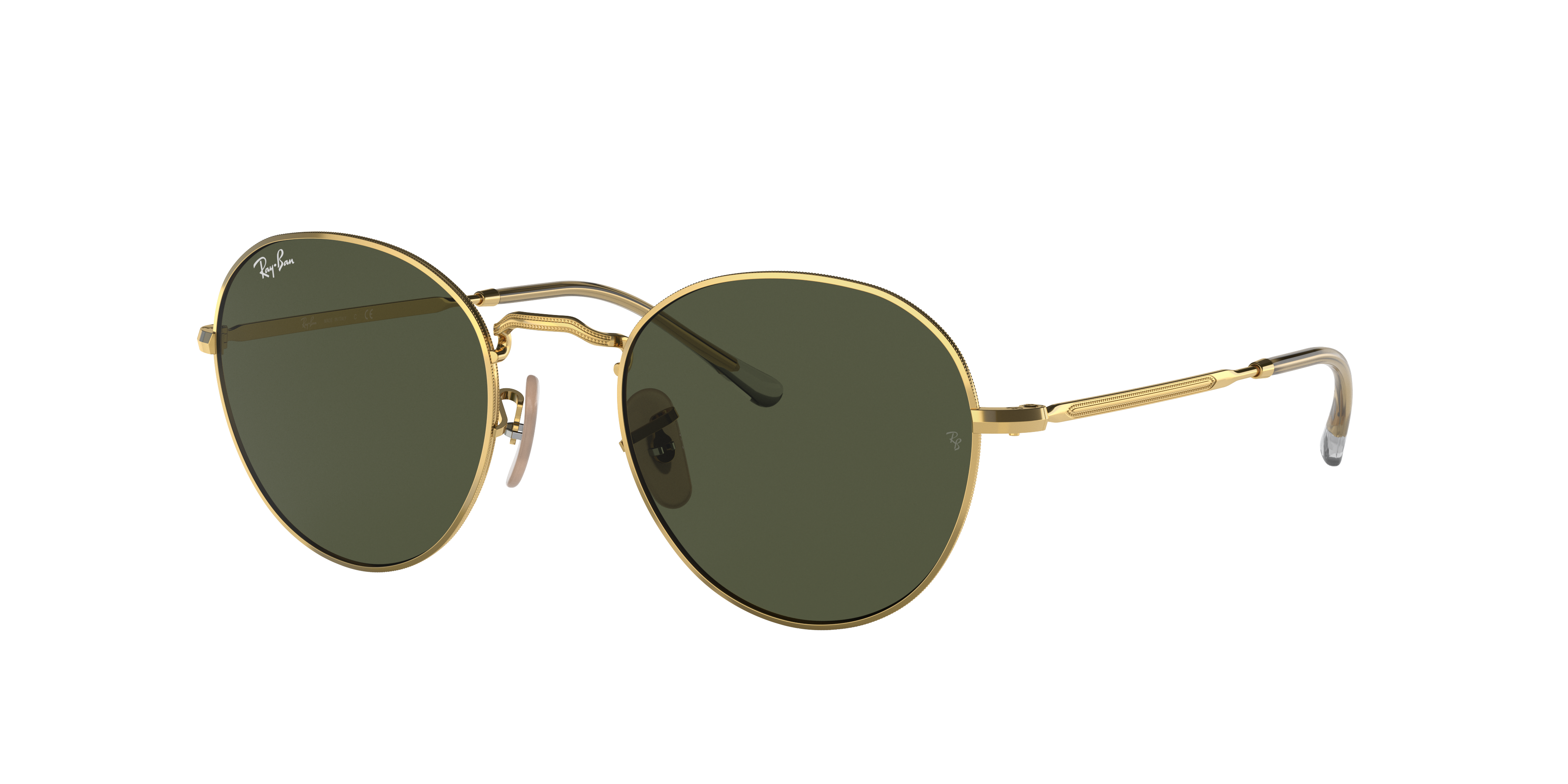 David Sunglasses in Gold and Green | Ray-Ban®
