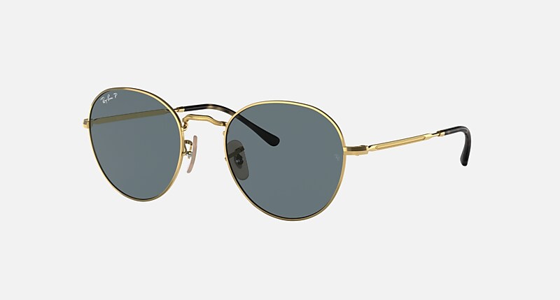 DAVID Sunglasses in Gold and Blue - RB3582 | Ray-Ban®