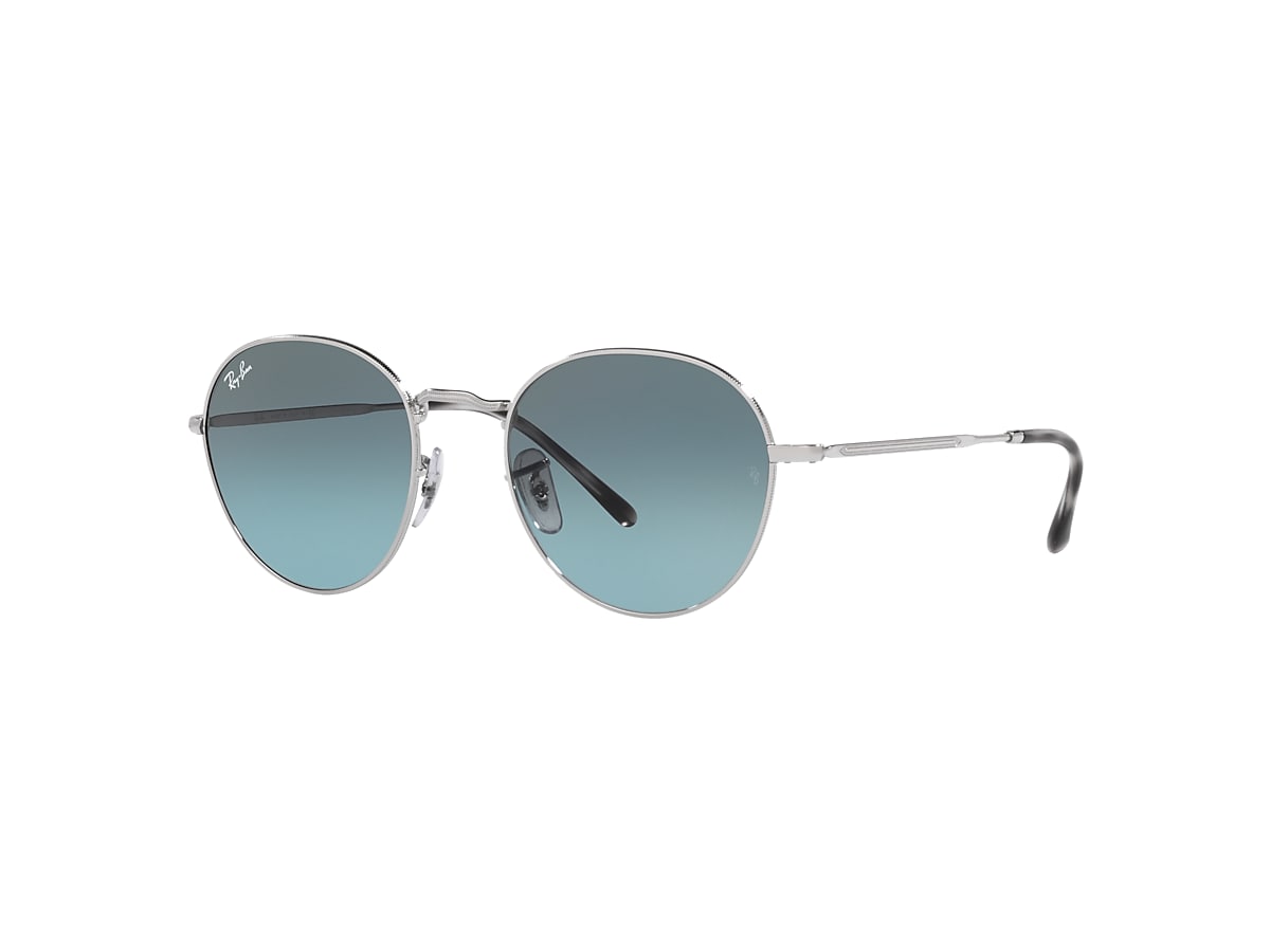 DAVID Sunglasses in Silver and Blue/Grey - RB3582 | Ray-Ban® EU