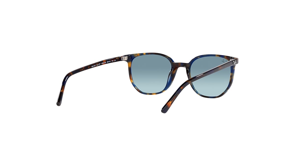 ELLIOT Sunglasses in Yellow & Blue Havana and Blue - RB2197 | Ray