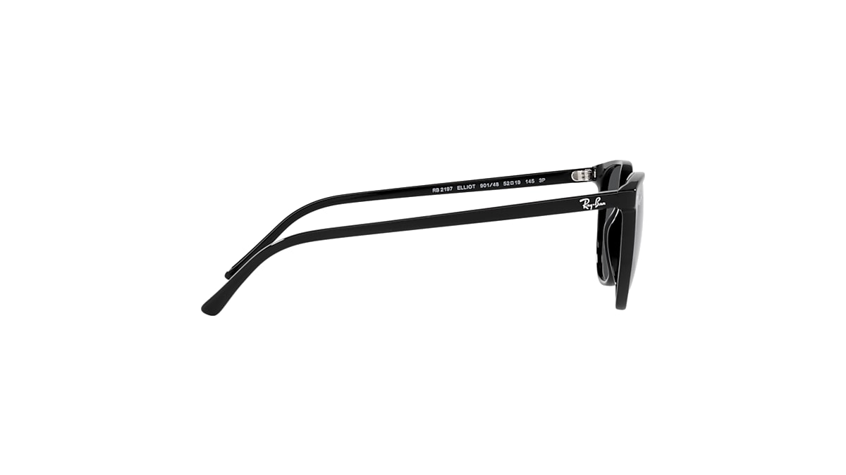 ELLIOT Sunglasses in Black and Black - RB2197 | Ray-Ban® US