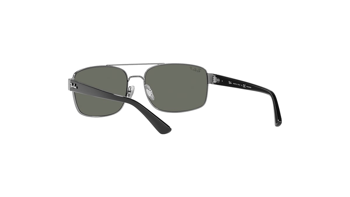 RB36 AVIATOR METAL II Sunglasses in Arista Gold and G-15 Green