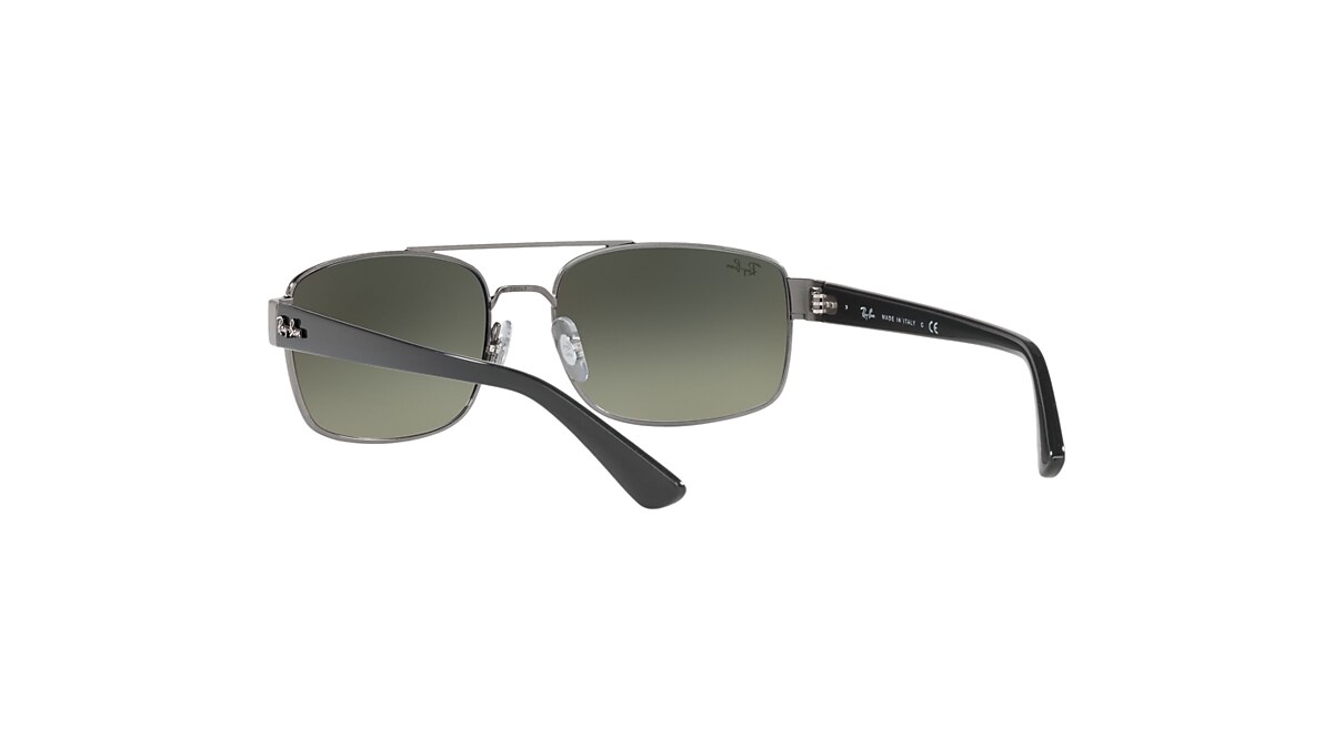 RB3687 Sunglasses in Gunmetal and Grey Gradient - RB3687 RB3687 Sunglasses in Gunmetal and Grey Gradient - RB3687