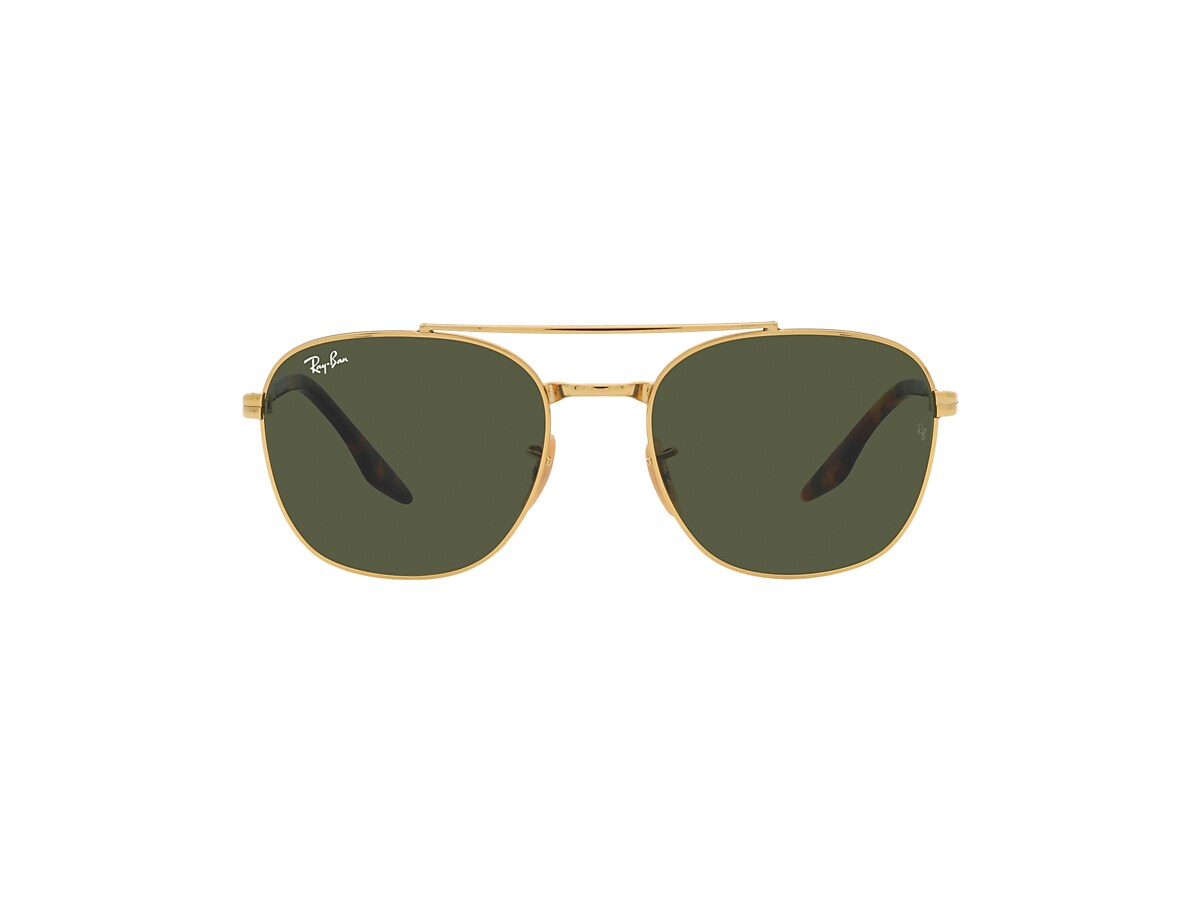 Rb3688 Sunglasses in Gold and Green | Ray-Ban®