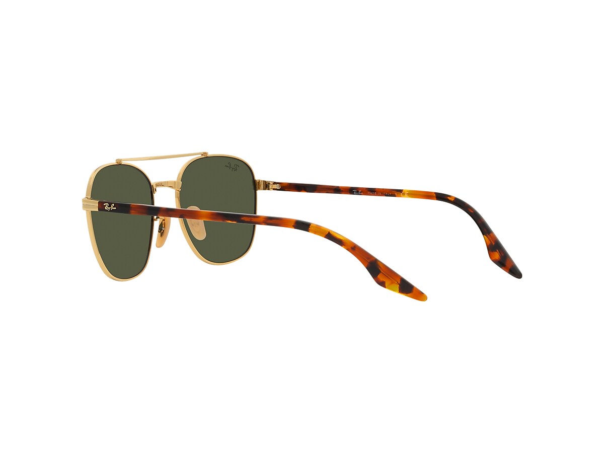 Rb3688 Sunglasses in Gold and Green | Ray-Ban®