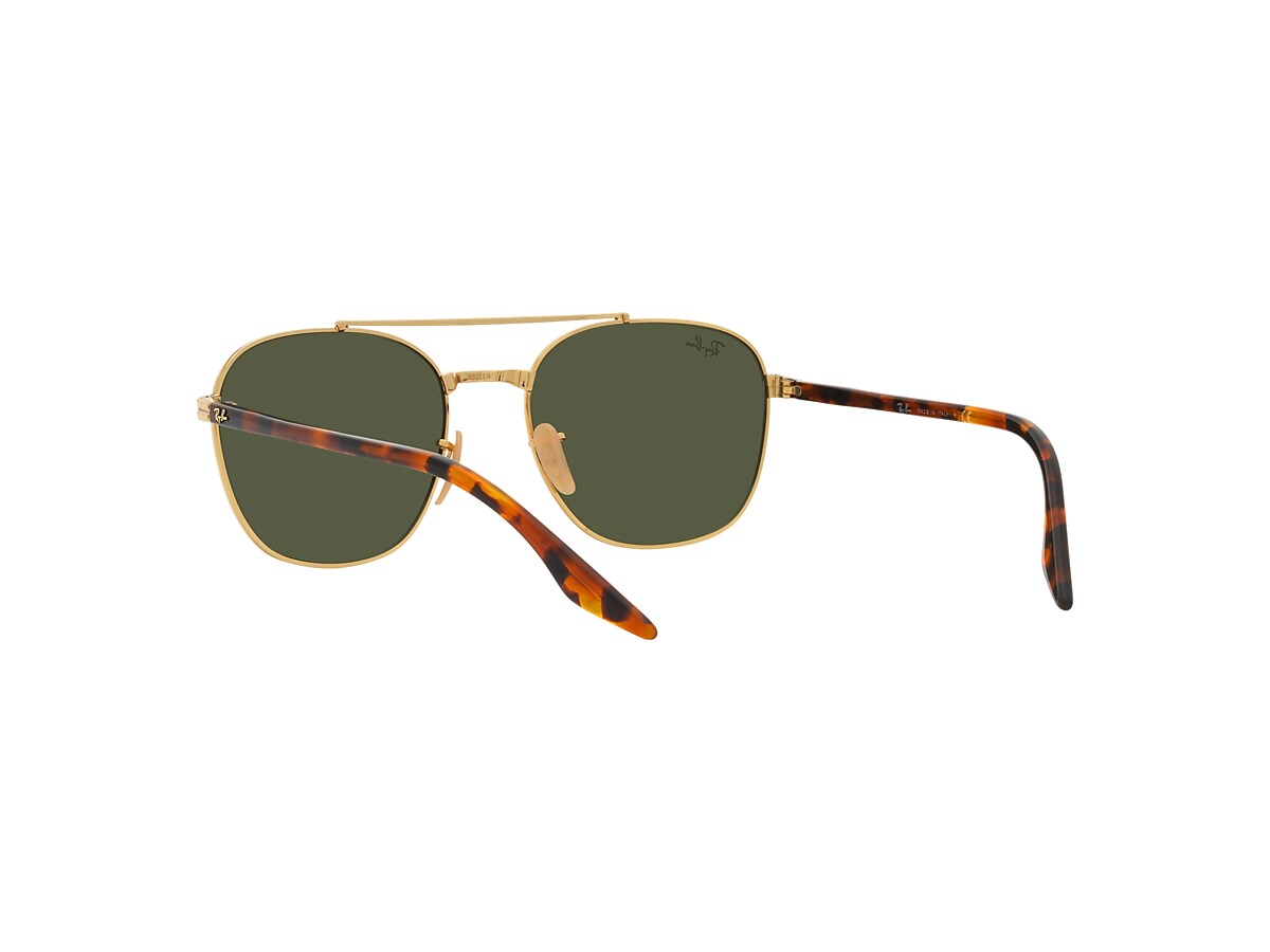 Rb3688 Sunglasses in Gold and Green | Ray-Ban®