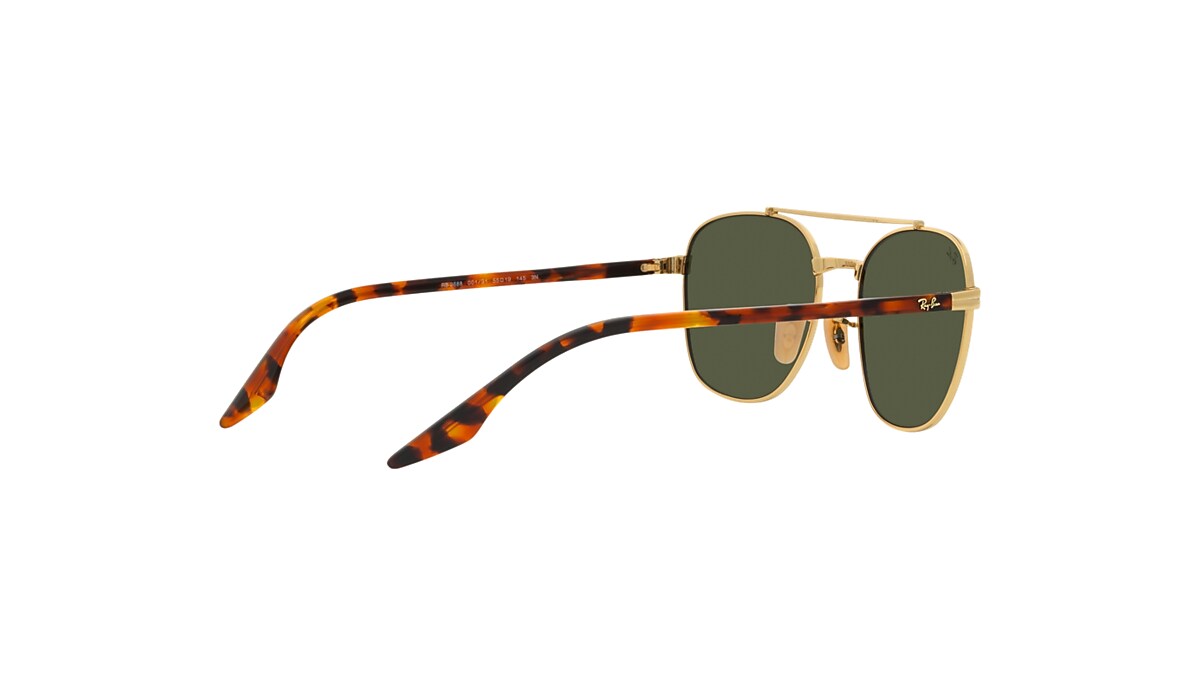 Rb3688 Sunglasses in Gold and Green | Ray-Ban®