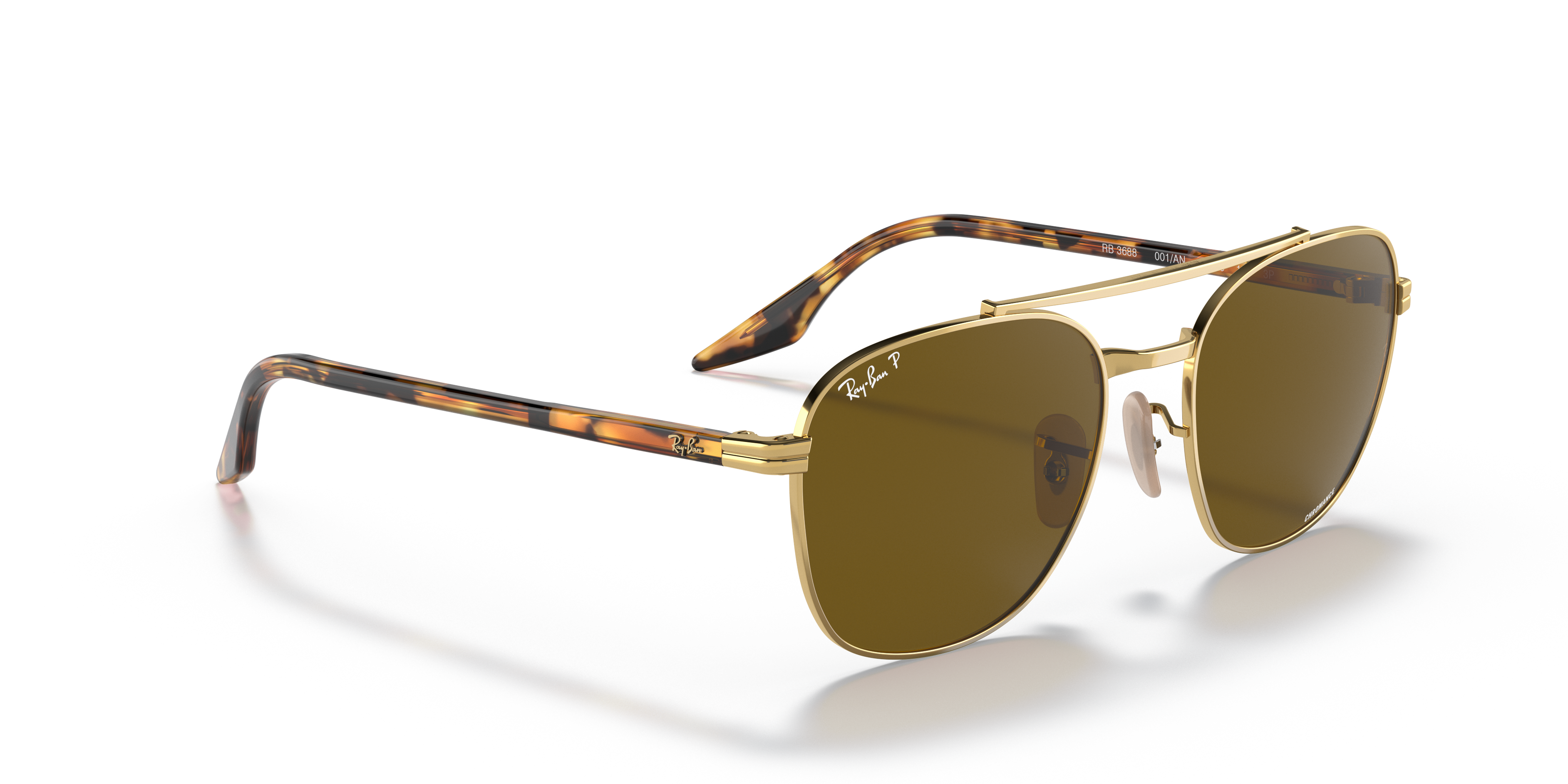 ray ban chromance gold