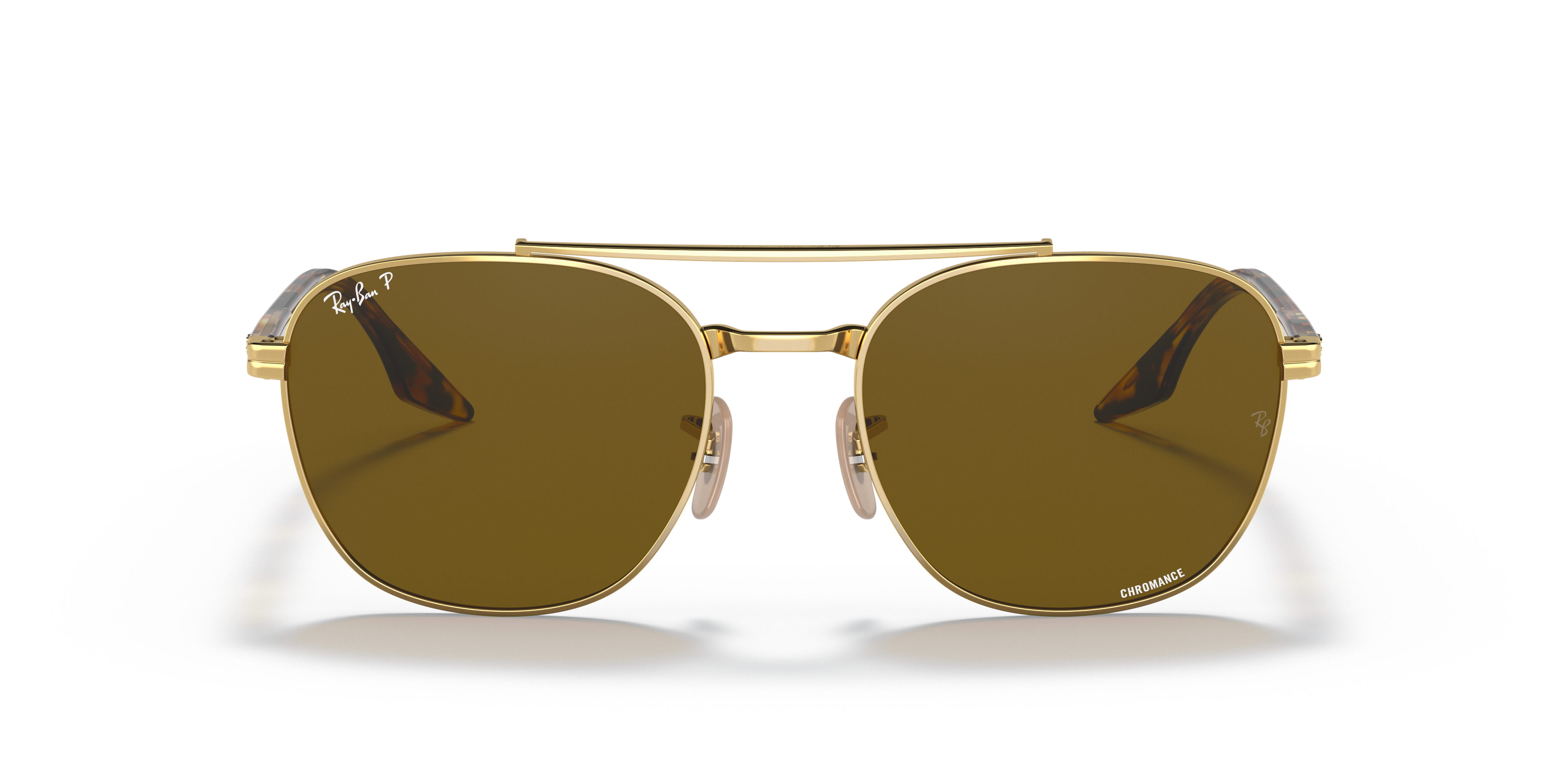 ray ban chromance gold