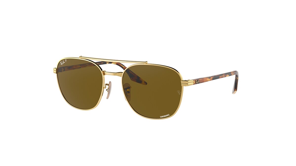 RB3688 Sunglasses in Gold and Brown - RB3688 | Ray-Ban® US