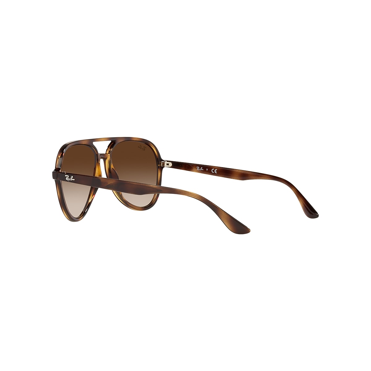 Ray-Ban Havana Frame Sunglasses with Brown Lenses RB4376 !!!prescription!!! Ray-Ban RB4376 Aviator Sunglasses | Fashion Eyewear main image 3