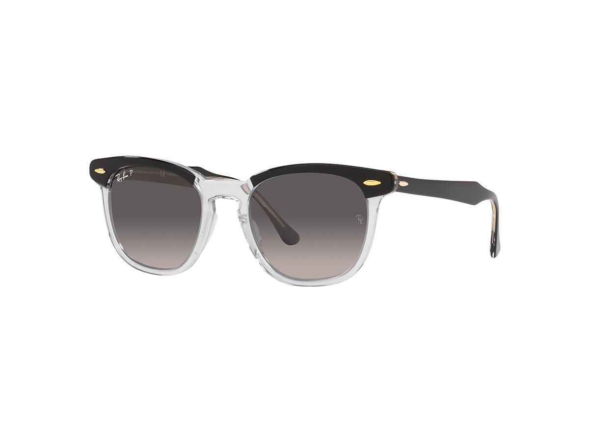 HAWKEYE Sunglasses in Black On Transparent and Grey