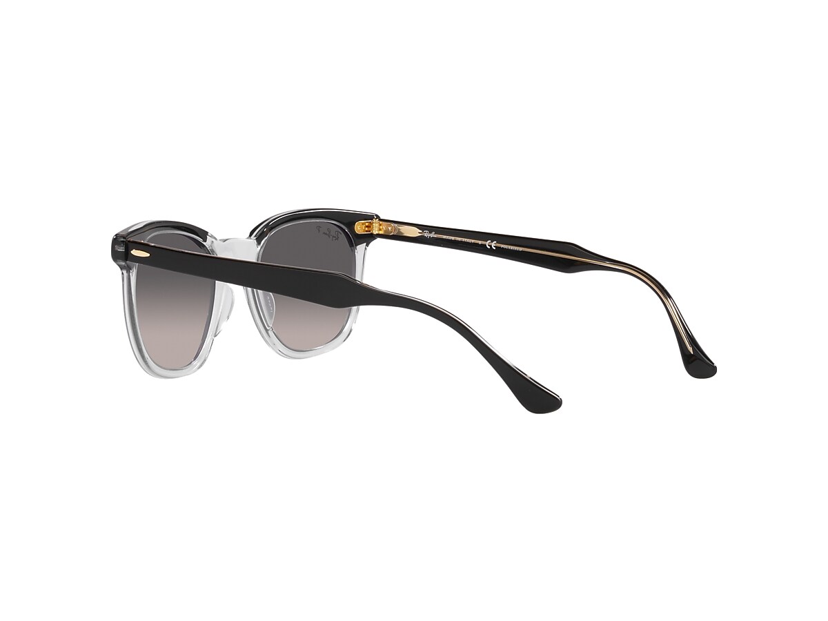 HAWKEYE Sunglasses in Black On Transparent and Grey RB2298 Ray