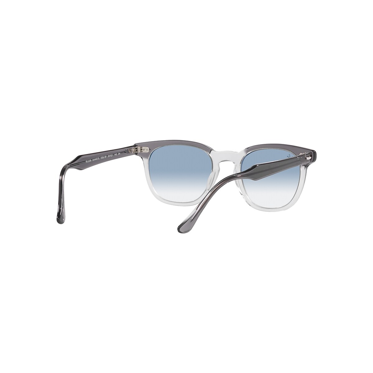 HAWKEYE Sunglasses in Grey On Transparent and Clear Blue