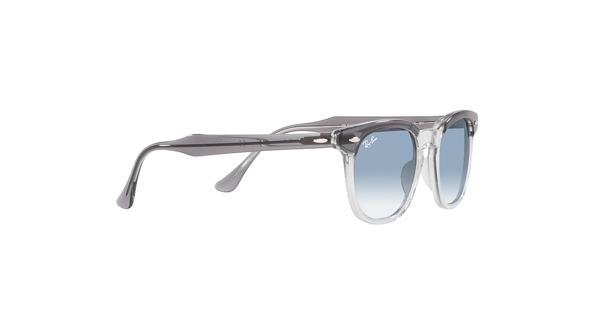 HAWKEYE Sunglasses in Grey On Transparent and Clear Blue