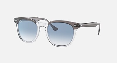 HAWKEYE Sunglasses in Grey On Transparent and Clear Blue - RB2298