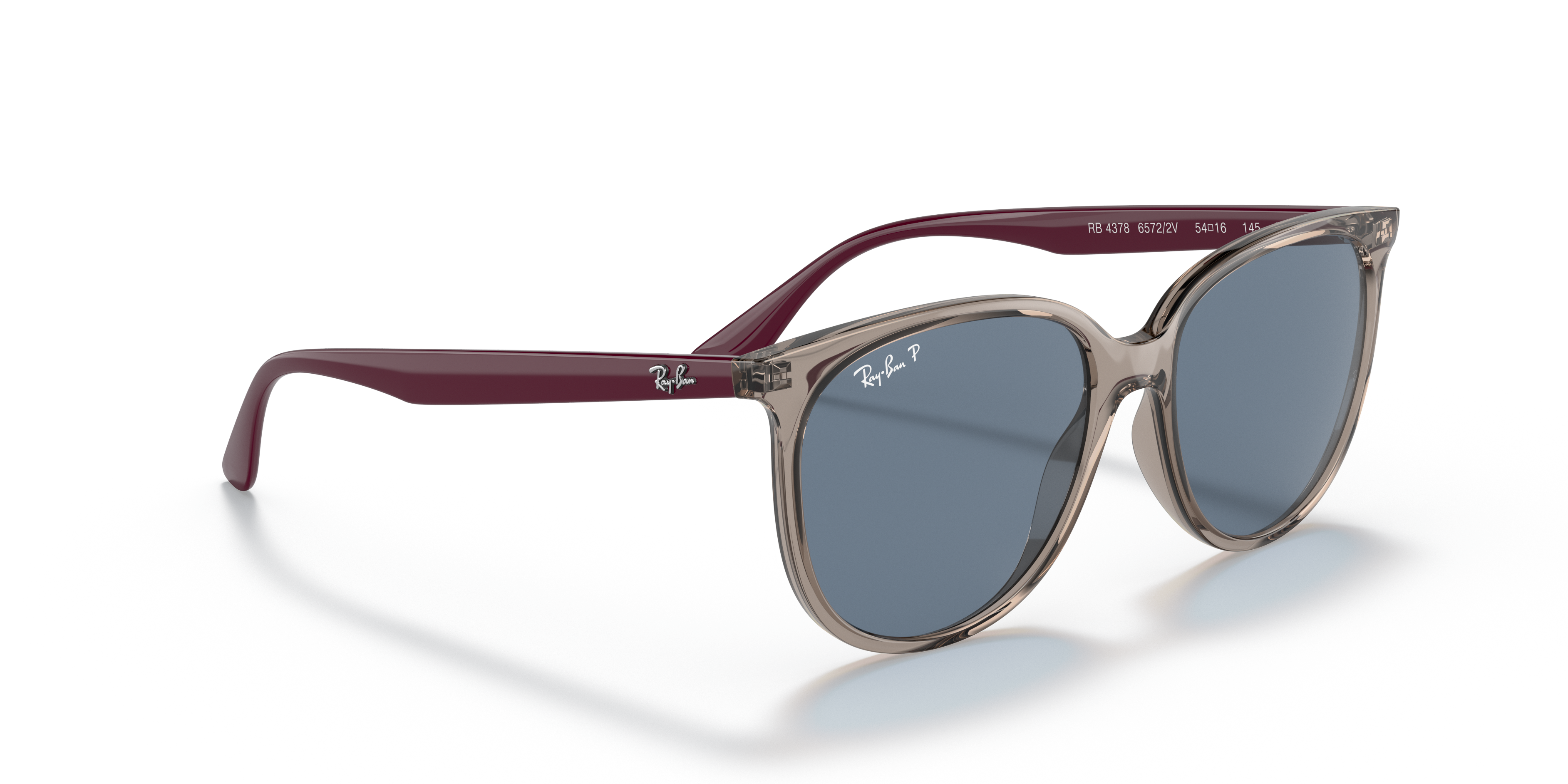 Rb4378 Sunglasses in Transparent Grey and Blue | Ray-Ban®