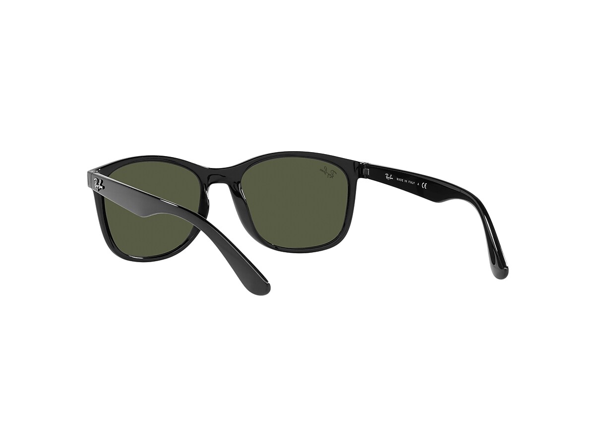 RB4374 Sunglasses in Black and Green - RB4374