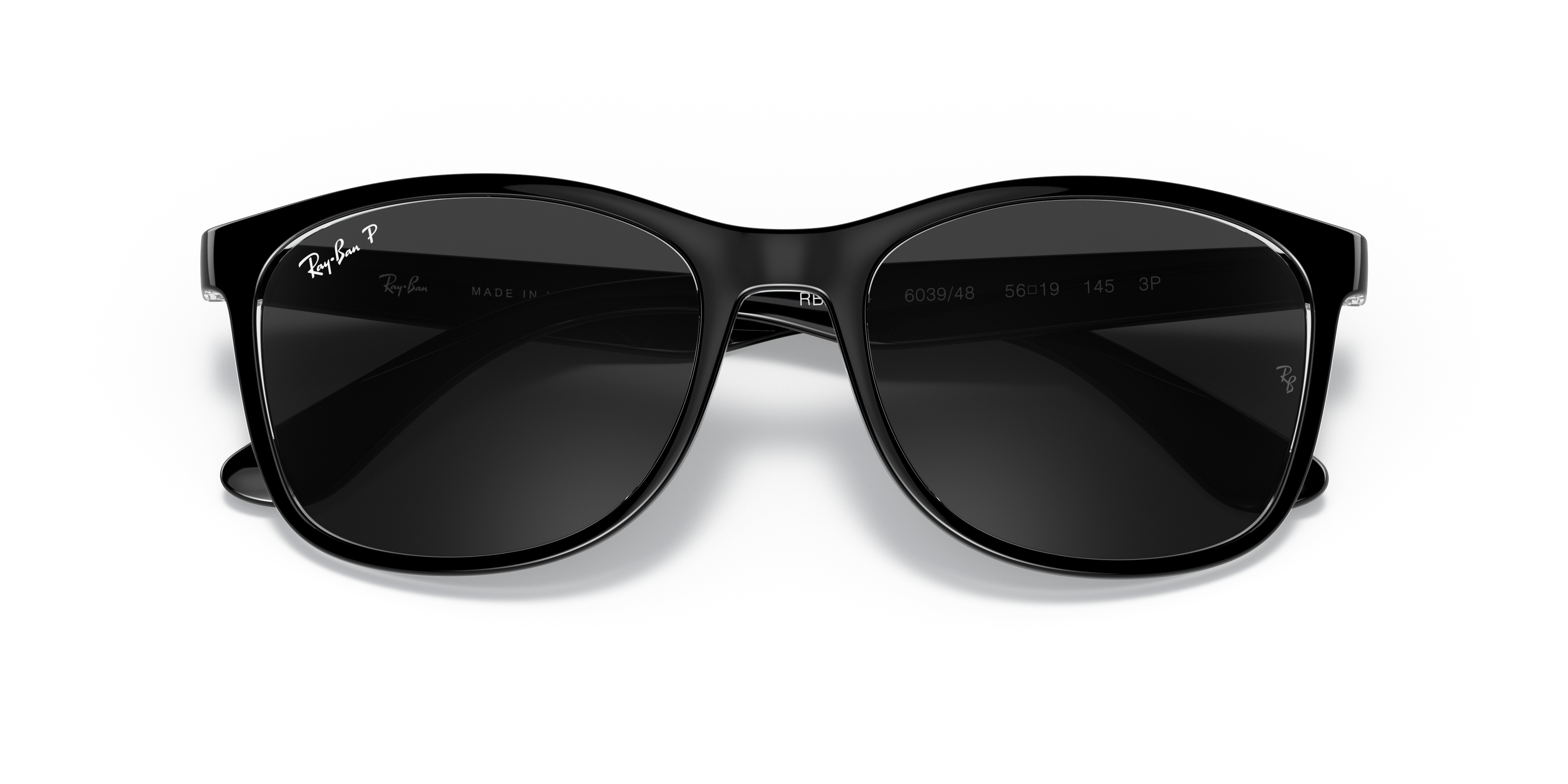 Rb4374 Sunglasses in Black On Transparent and Grey | Ray-Ban®
