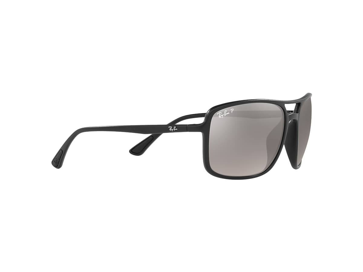 RB4375 CHROMANCE Sunglasses in Black and Silver RB4375 Ray Ban US