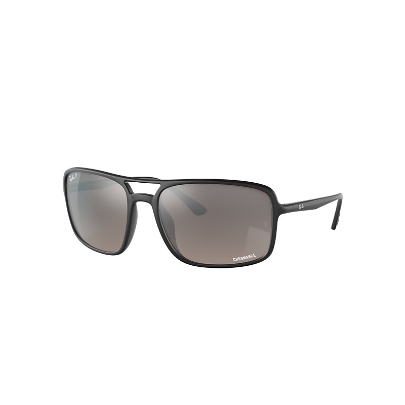Ray-Ban Rb4375 Chromance Sunglasses Black Frame Grey Lenses Polarized 60-18 product image