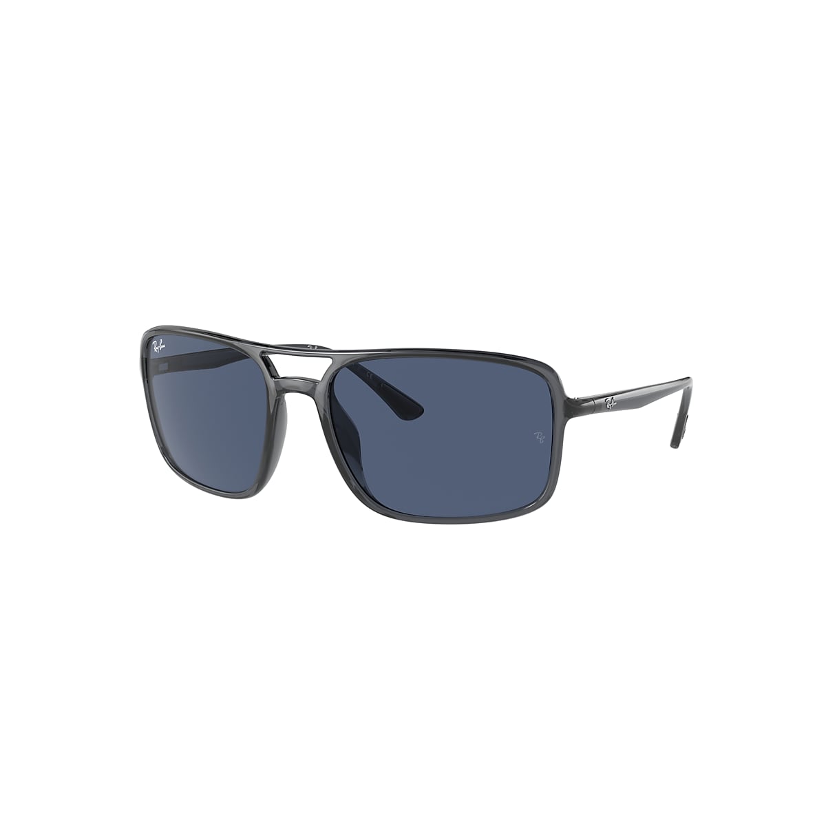 RB4375 Sunglasses in Transparent Grey and Blue - Ray-Ban