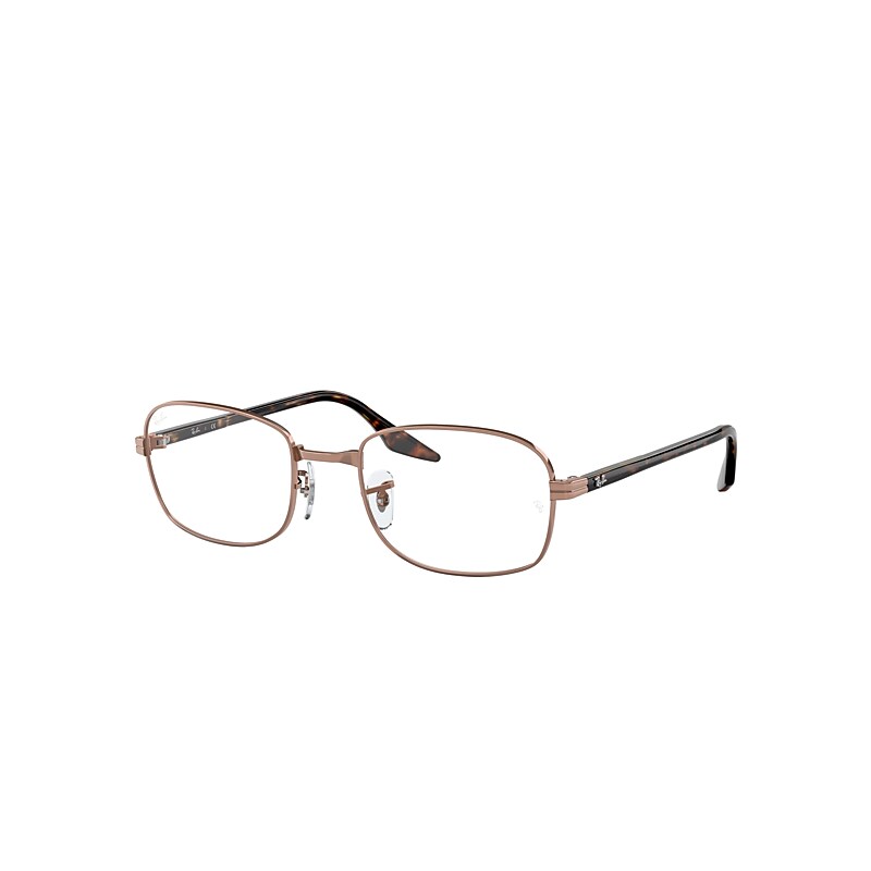 Ray-Ban Rb3690 Optics Eyeglasses Havana Frame Clear Lenses Polarized 51-21