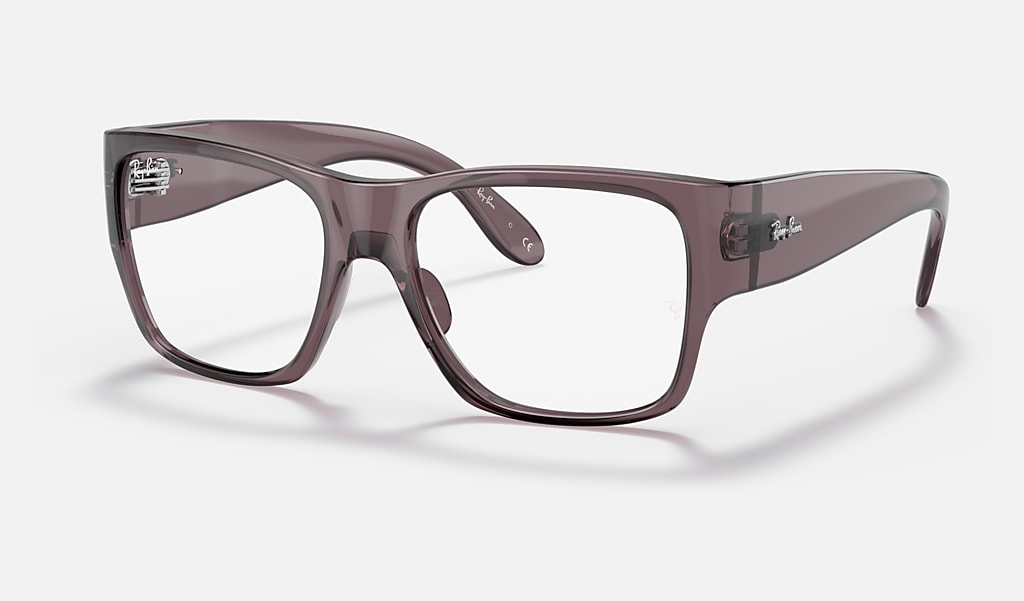 Nomad Optics Kids Eyeglasses with Transparent Dark Brown Frame | Ray-Ban®