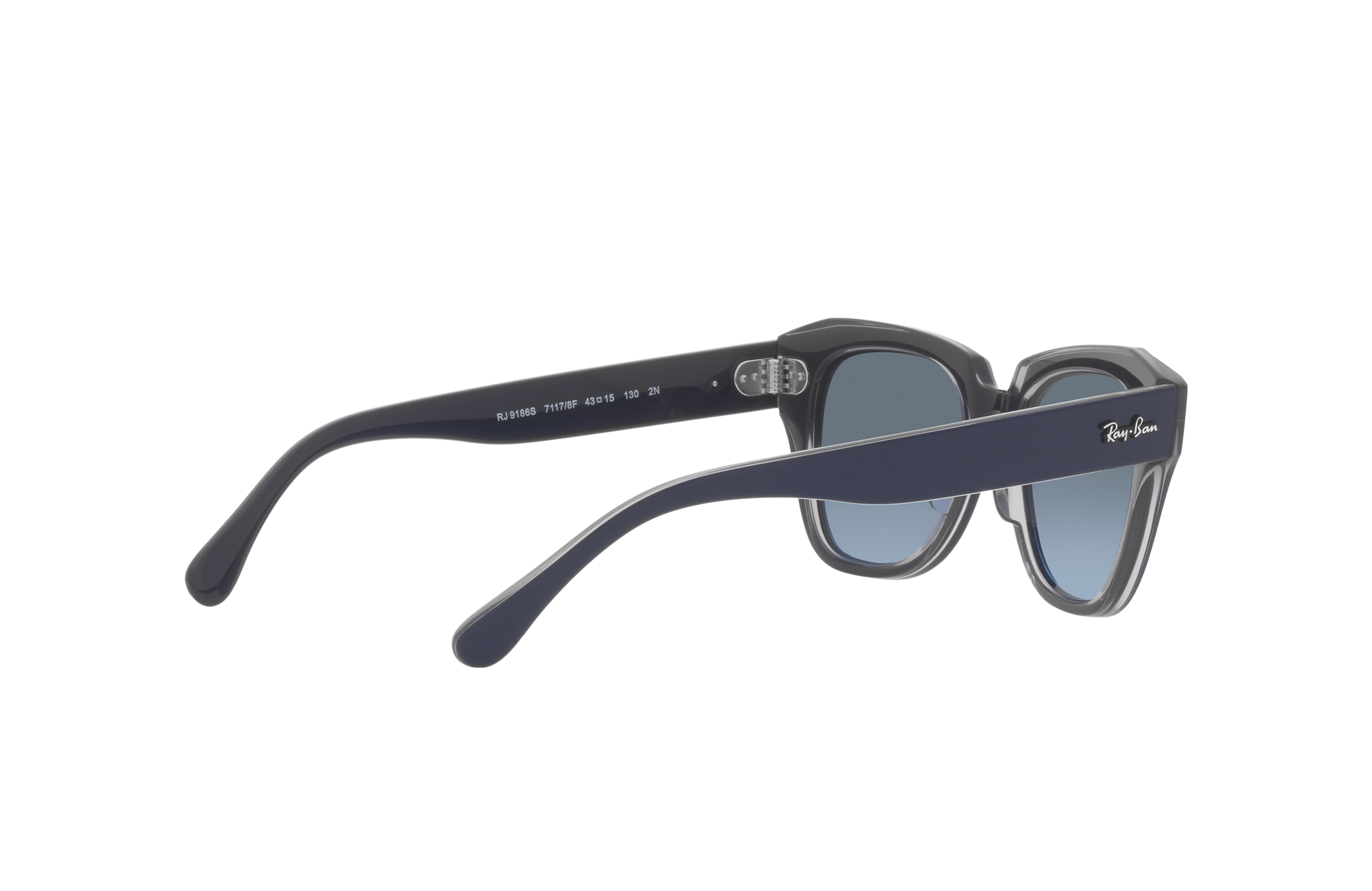 Zonnebrillen in State Street Kids en Blue On Transparent Grey Grijs | Ray- Ban®