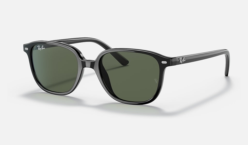 Leonard Kids Sunglasses in Black and Green | Ray-Ban®