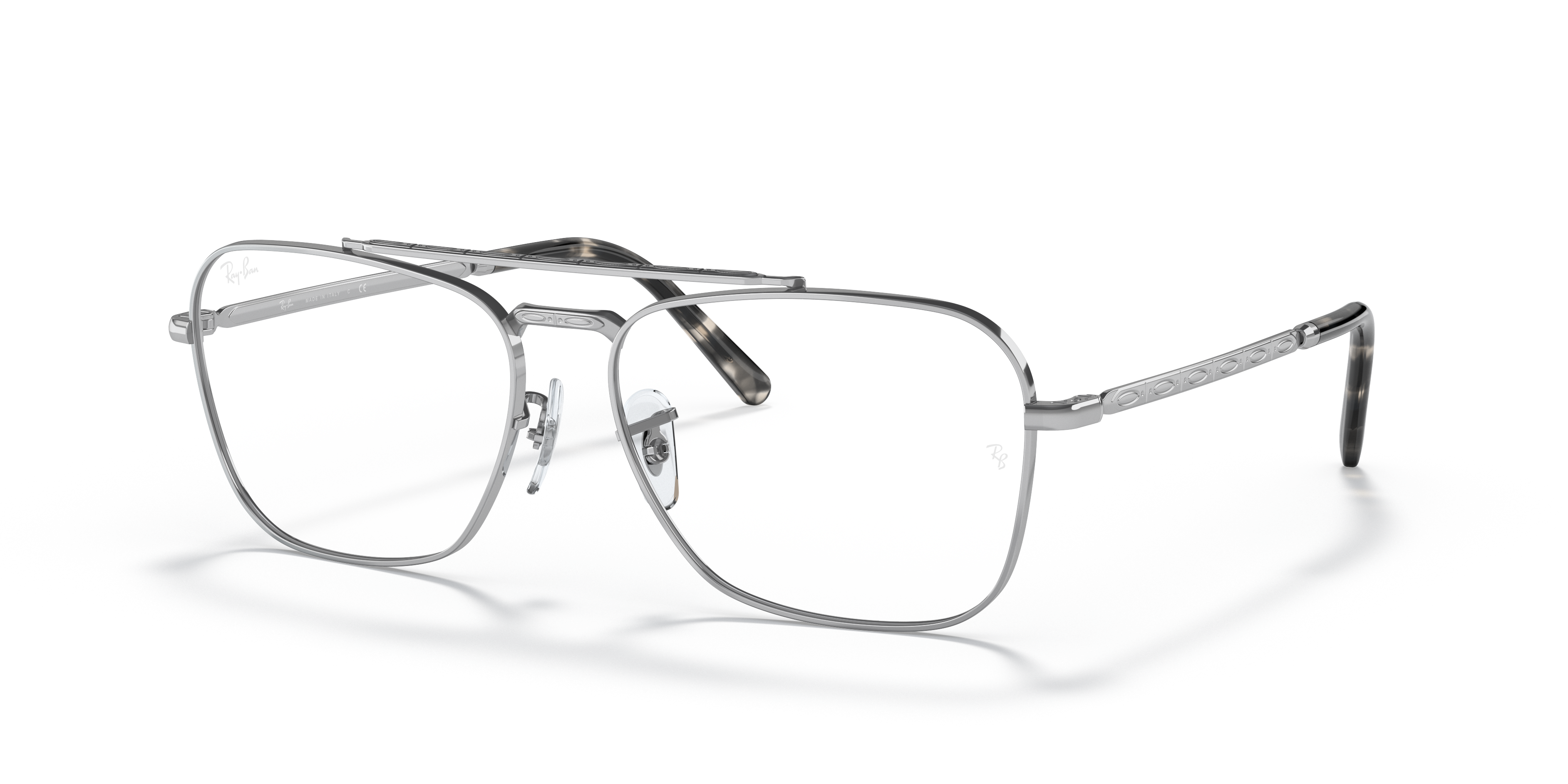 New Caravan Optics Occhiali da Vista Argento con montatura | Ray-Ban®