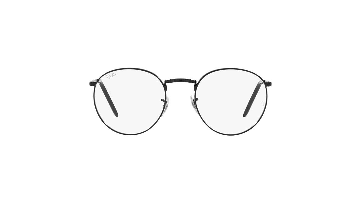 レイバン公式ストア】 Ray-Ban® NEW ROUND OPTICS メガネ | ブラック 