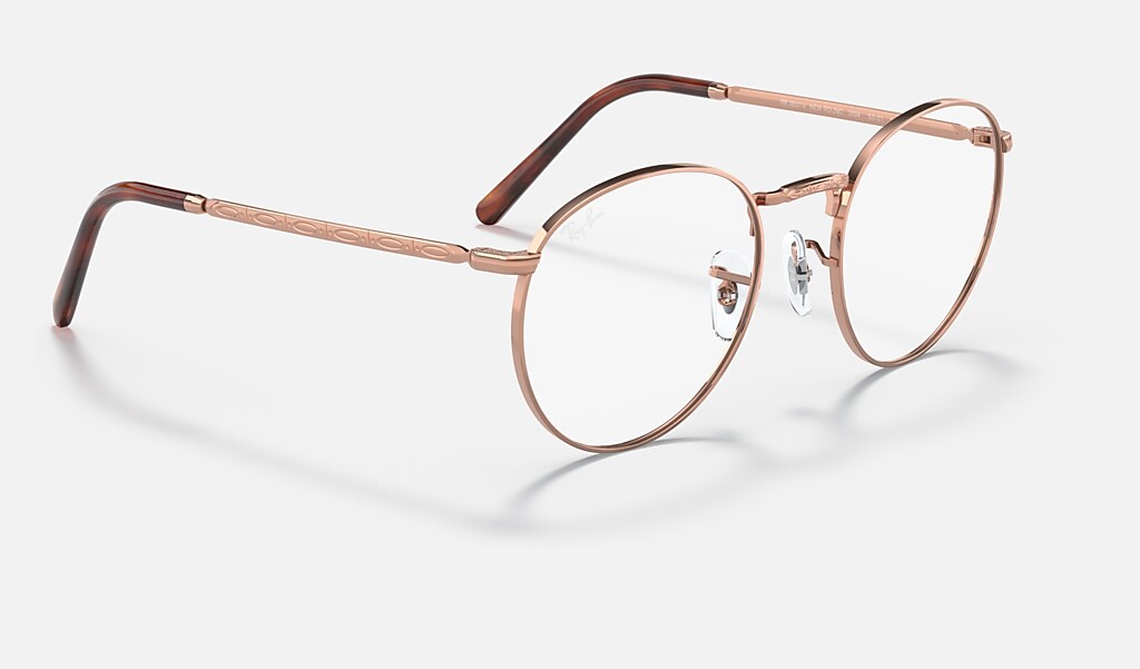 New Round Optics Eyeglasses with Gold Frame | Ray-Ban®