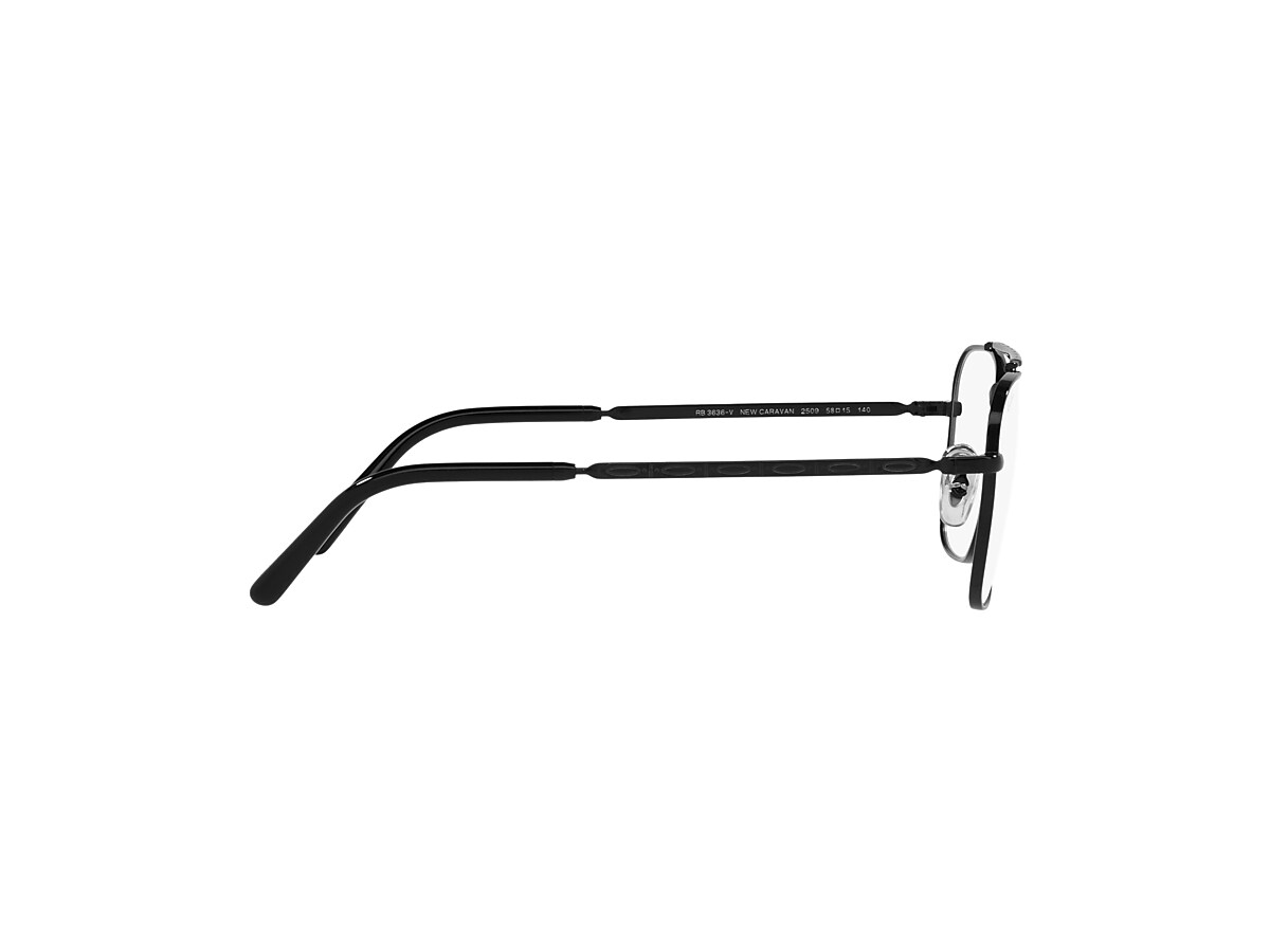 NEW CARAVAN OPTICS Eyeglasses with Black Frame - RB3636V NEW CARAVAN OPTICS Eyeglasses with Black Frame - RB3636V