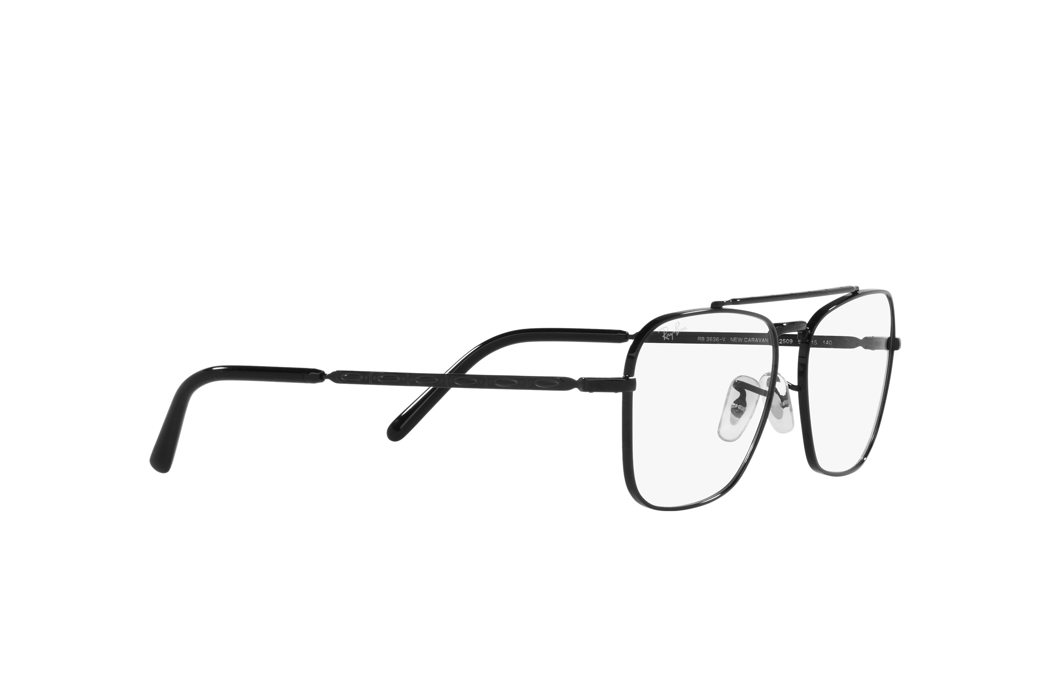 New Caravan Optics Occhiali da Vista Nero con montatura | Ray-Ban®