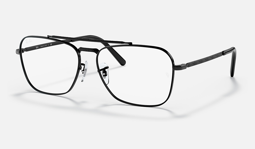 puberteit Beperking gegevens New Caravan Optics Eyeglasses with Black Frame | Ray-Ban®