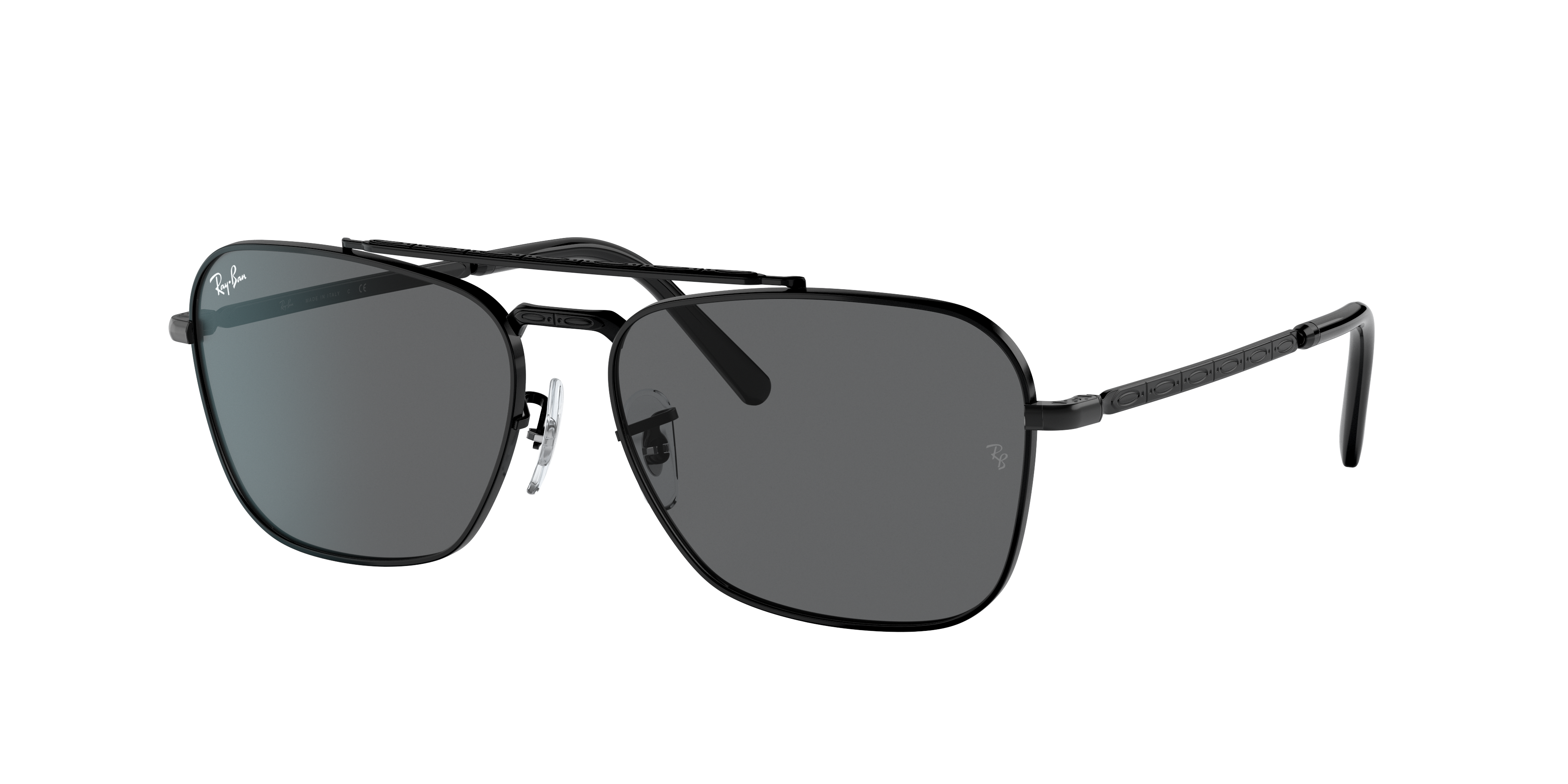 New Caravan Sunglasses in Black and Grey | Ray-Ban®