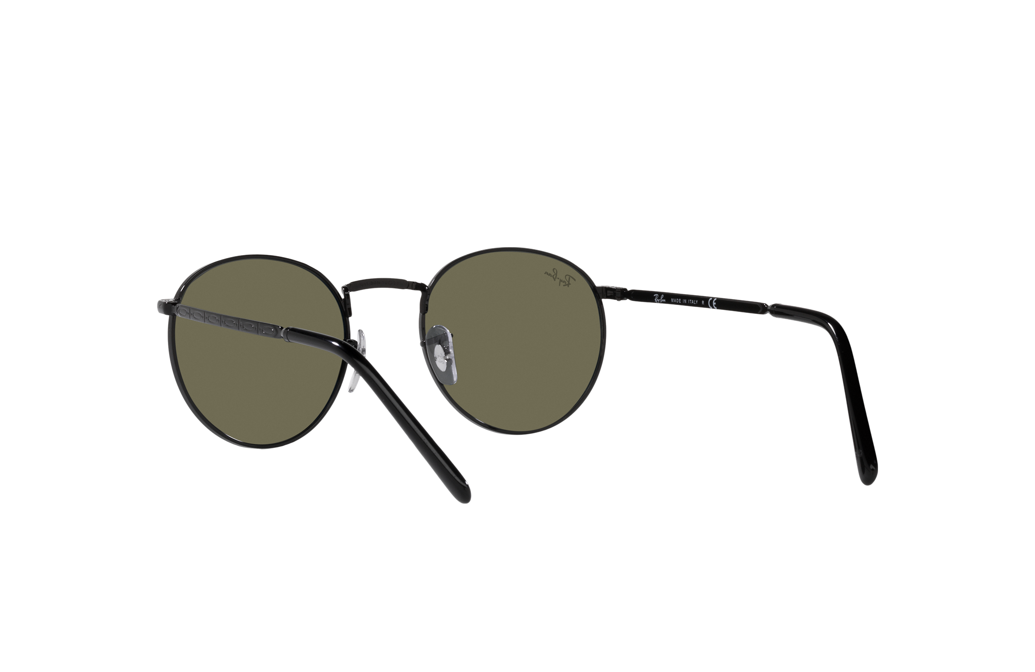 Occhiali da Sole New Round in Nero e Blu | Ray-Ban®