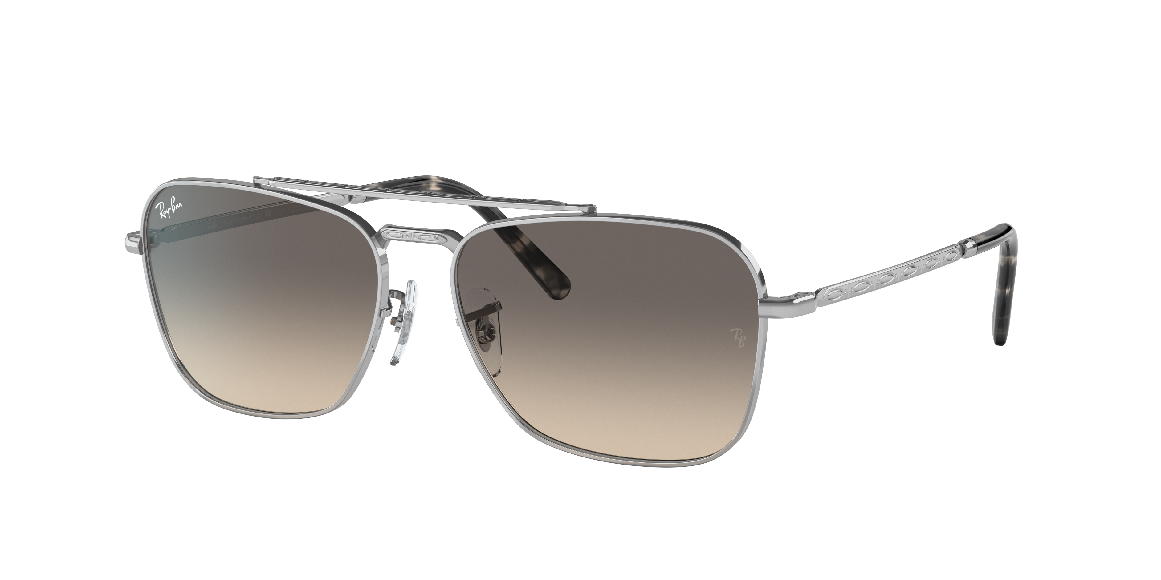 Occhiali da Sole New Caravan in Argento e Grigio | Ray-Ban®