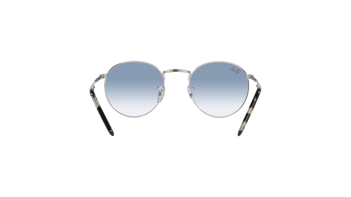 NEW ROUND Sunglasses in Silver and Blue - RB3637 | Ray-Ban® CA