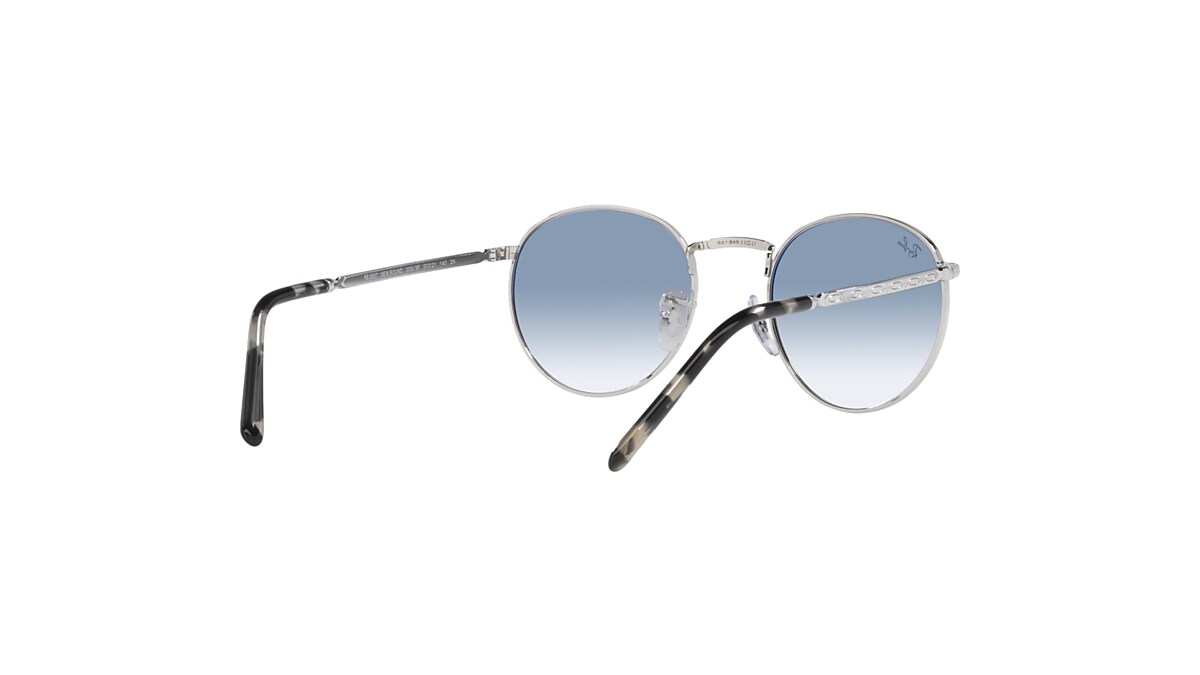 NEW ROUND Sunglasses in Silver and Blue - RB3637 | Ray-Ban® US