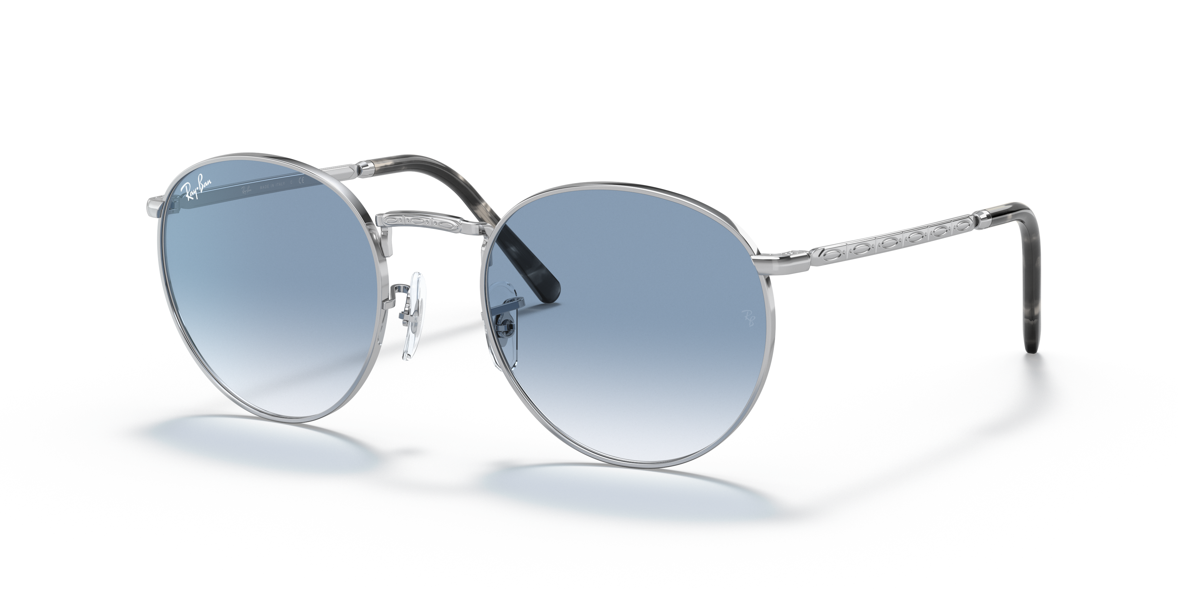 ray ban silver blue