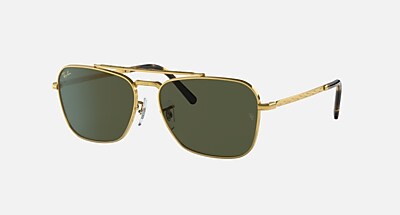 Kpoy RB 3026 Ray-Ban アビエーターサングラス ゴールド th AVIATOR LARGE METAL II Sunglasses in Arista Gold and G-15