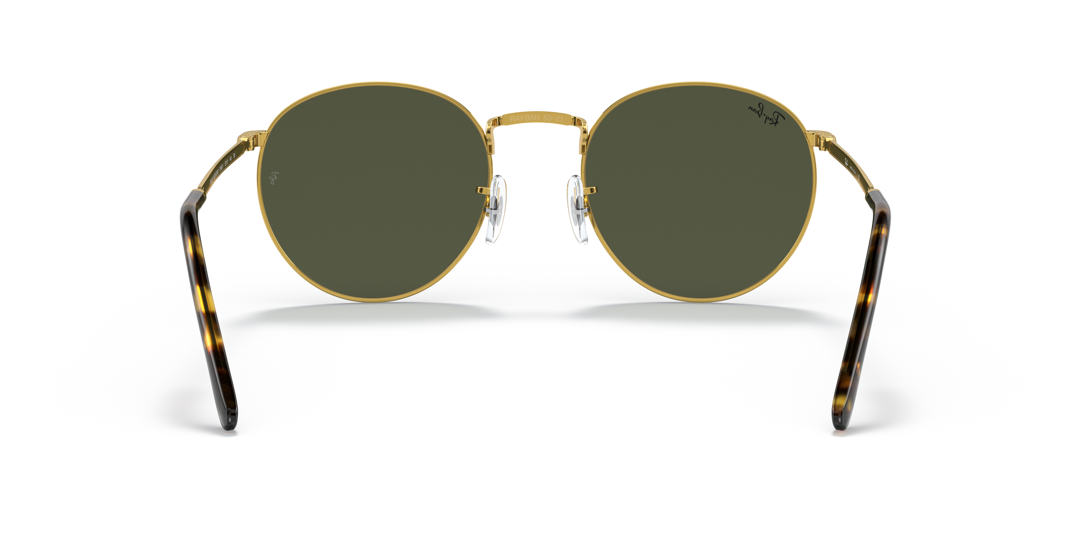 New Round Sunglasses in Legend Gold and Green | Ray-Ban®