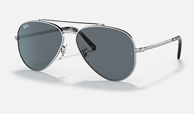 Good Vibrations Silver Aviator Metal Sunglasses