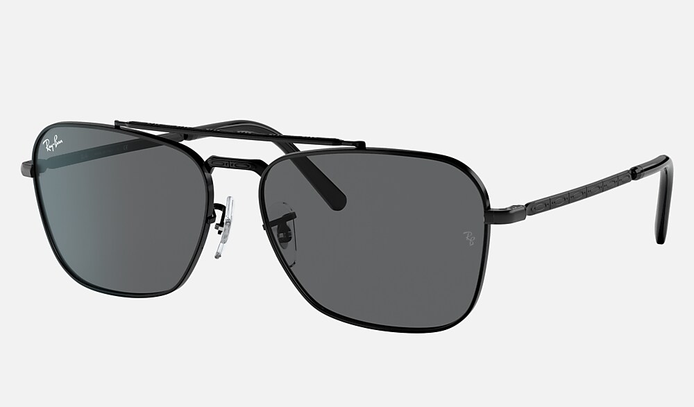 NEW CARAVAN Sunglasses in Black and Dark Grey (55-15) - RB3636