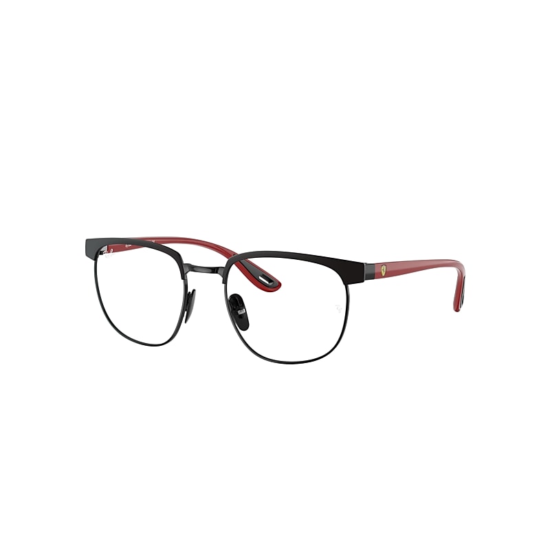 Ray Ban Rb3698vm Scuderia Ferrari Collection Eyeglasses Red Frame Clear Lenses Polarized 51-20 In Rot