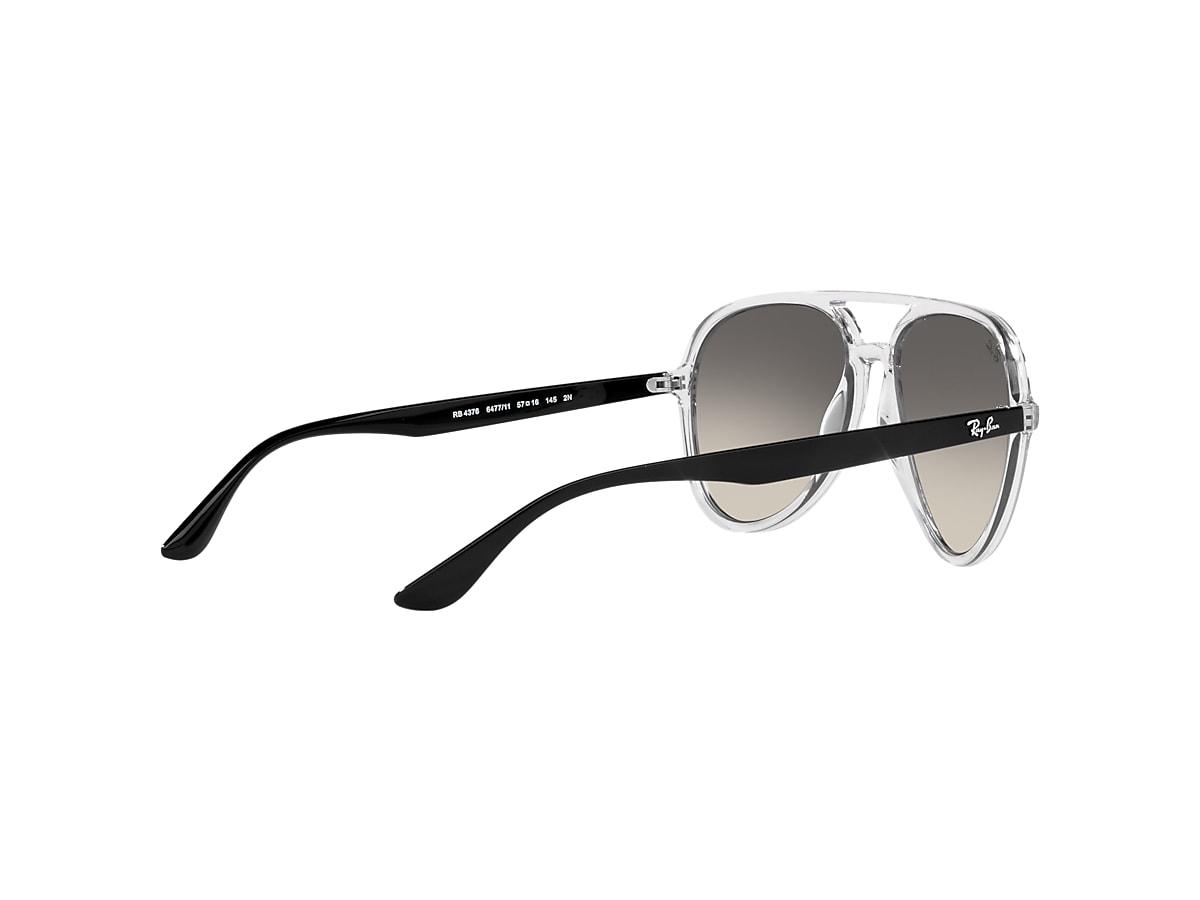 RB4376 Sunglasses in Transparent and Grey - RB4376F | Ray-Ban® US